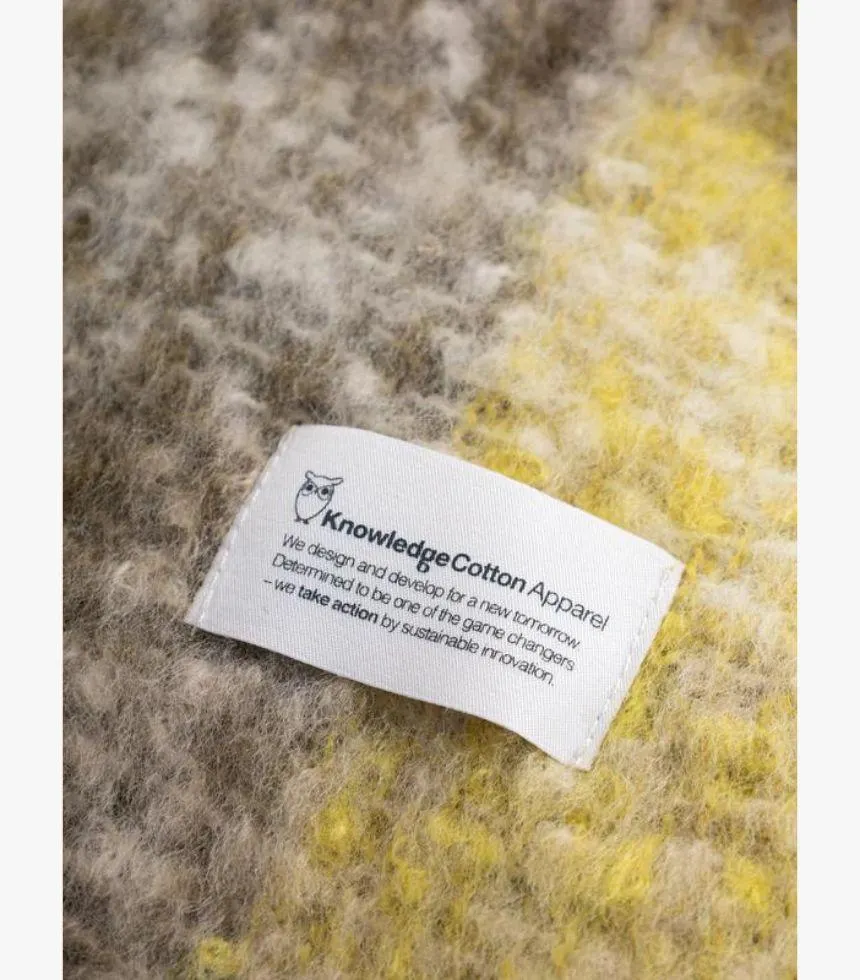 Echarpe carreaux femme vert