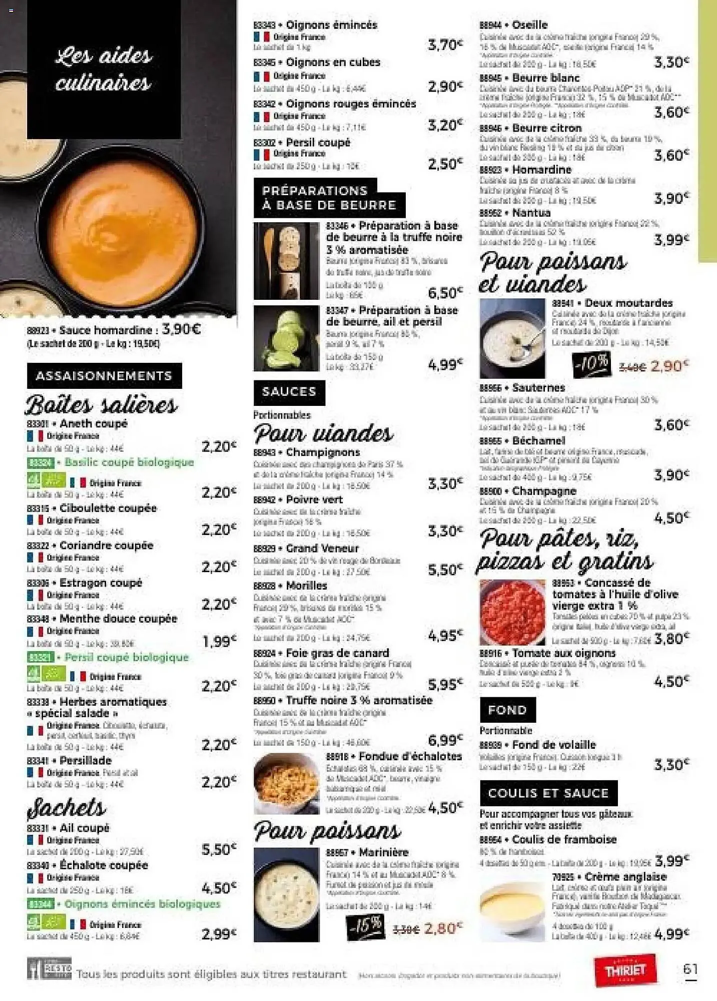 Catalogue Thiriet du 28 octobre au 24 novembre 2025 - Catalogue page 61