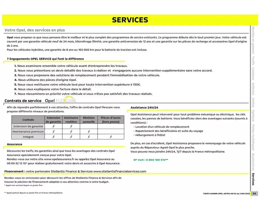 Opel Astra et Astra Sports Tourer du 12 mai au 12 mai 2026 - Catalogue page 35