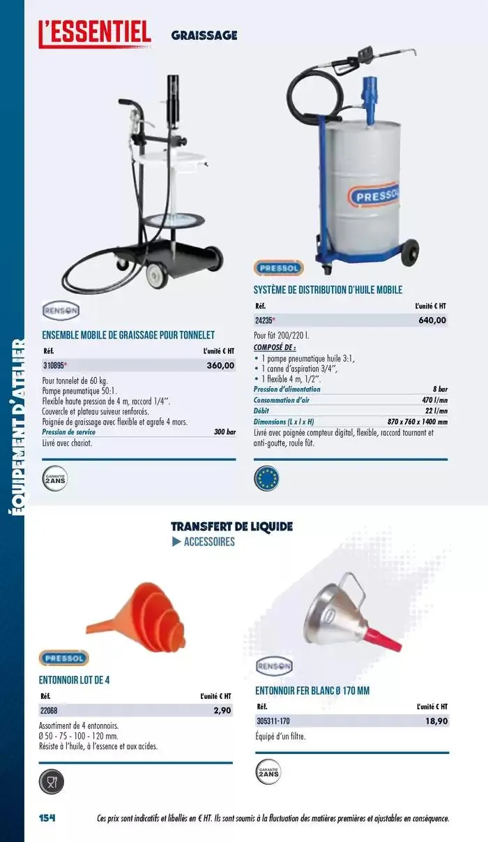 Essentiel Industrie 2025 du 3 janvier au 31 décembre 2025 - Catalogue page 156