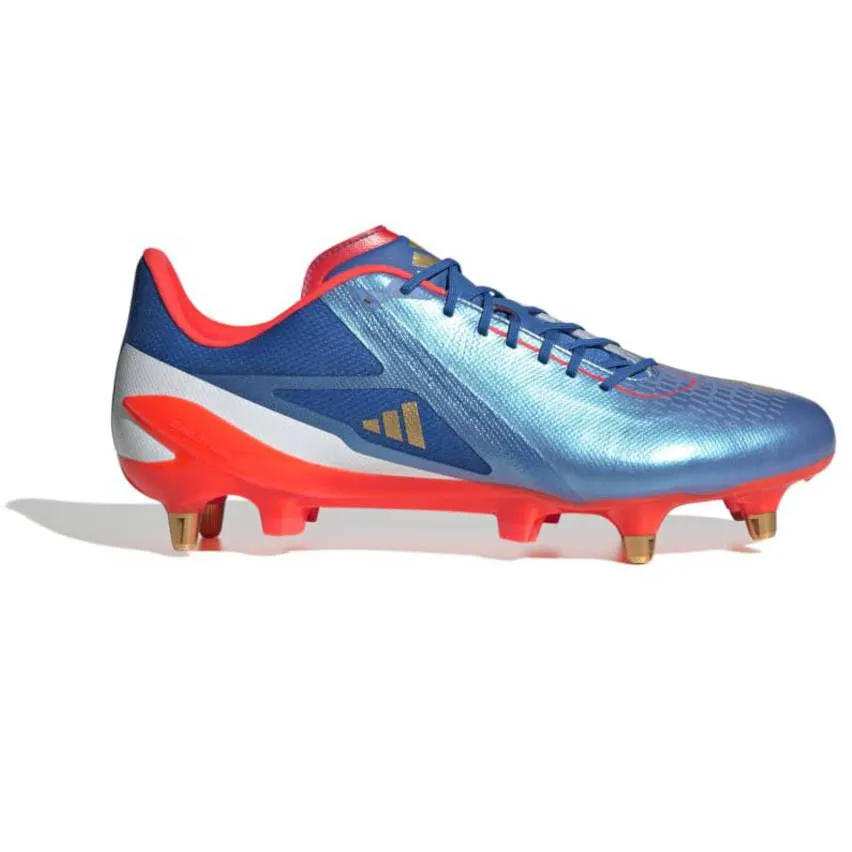 Chaussures Rugby Adizero RS15 Pro Crampons Hybrides Tout Terrain Bleu/Blanc/Rouge – Adidas - Précommande