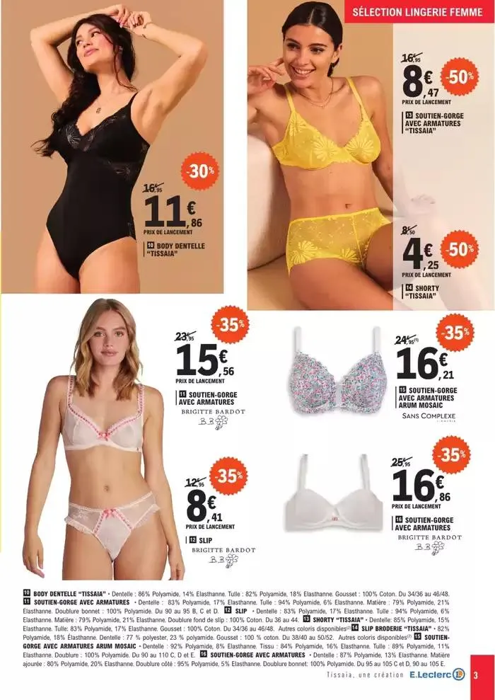 Lingerie du 19 mai au 31 mai 2025 - Catalogue page 3