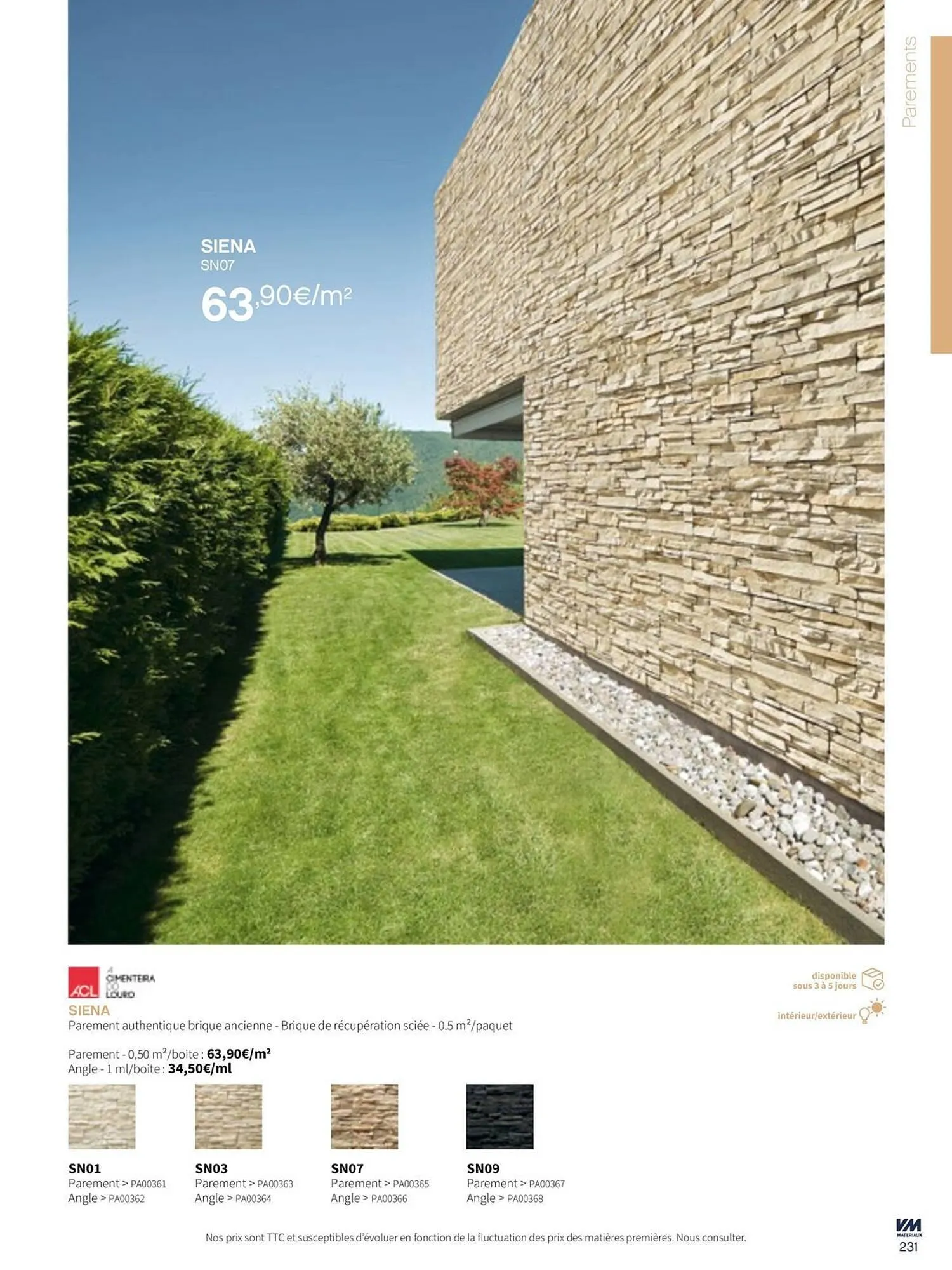 Catalogue VM Matériaux du 11 juin au 30 juin 2026 - Catalogue page 231