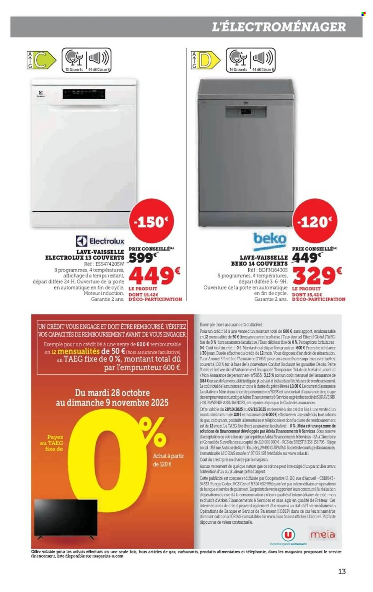 Catalogue Super U du 28 octobre au 9 novembre 2025 - Catalogue page 13