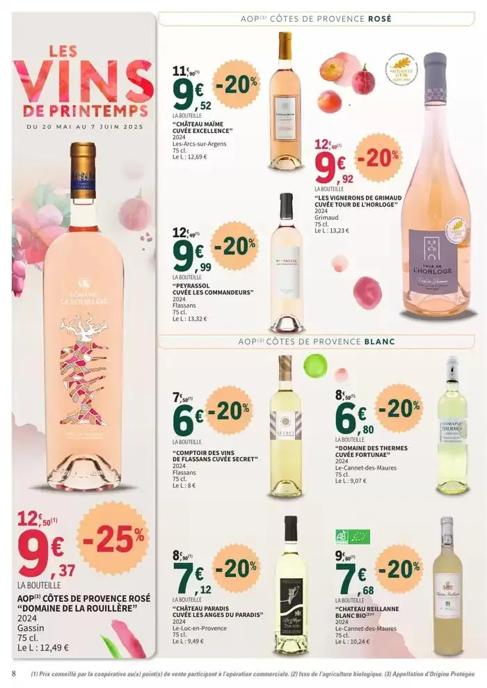 FOIRE AUX VINS DE PRINTEMPS du 20 mai au 7 juin 2025 - Catalogue page 8