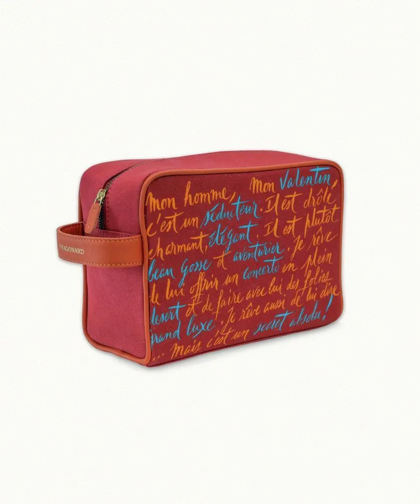 Trousse de toilette en coton Déclaration