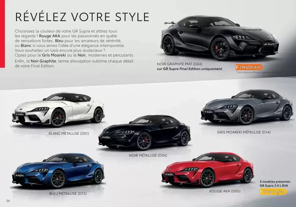 Toyota Supra du 9 avril au 9 avril 2026 - Catalogue page 34