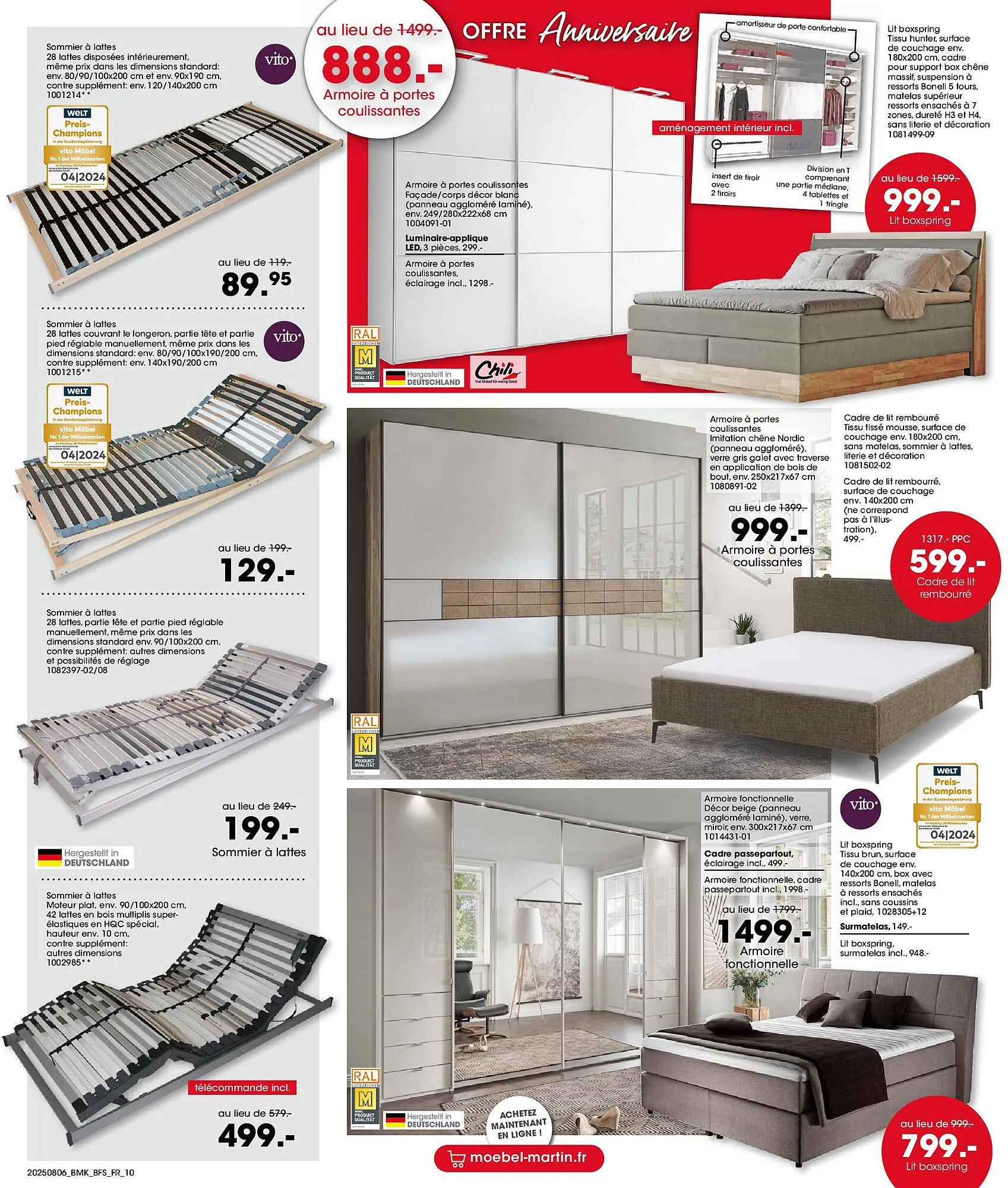 Catalogue Möbel Martin du 5 août au 19 août 2025 - Catalogue page 10