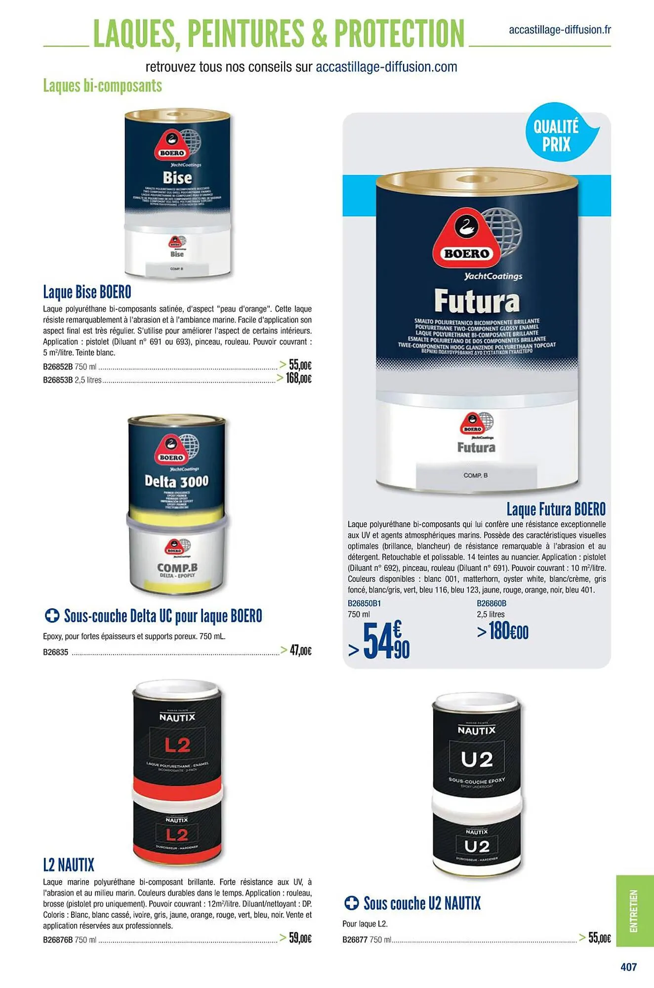 Catalogue Accastillage Diffusion du 1 mars au 31 décembre 2023 - Catalogue page 409