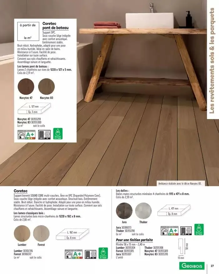 Aménagents Intérieurs 2025 du 1 janvier au 31 décembre 2025 - Catalogue page 27