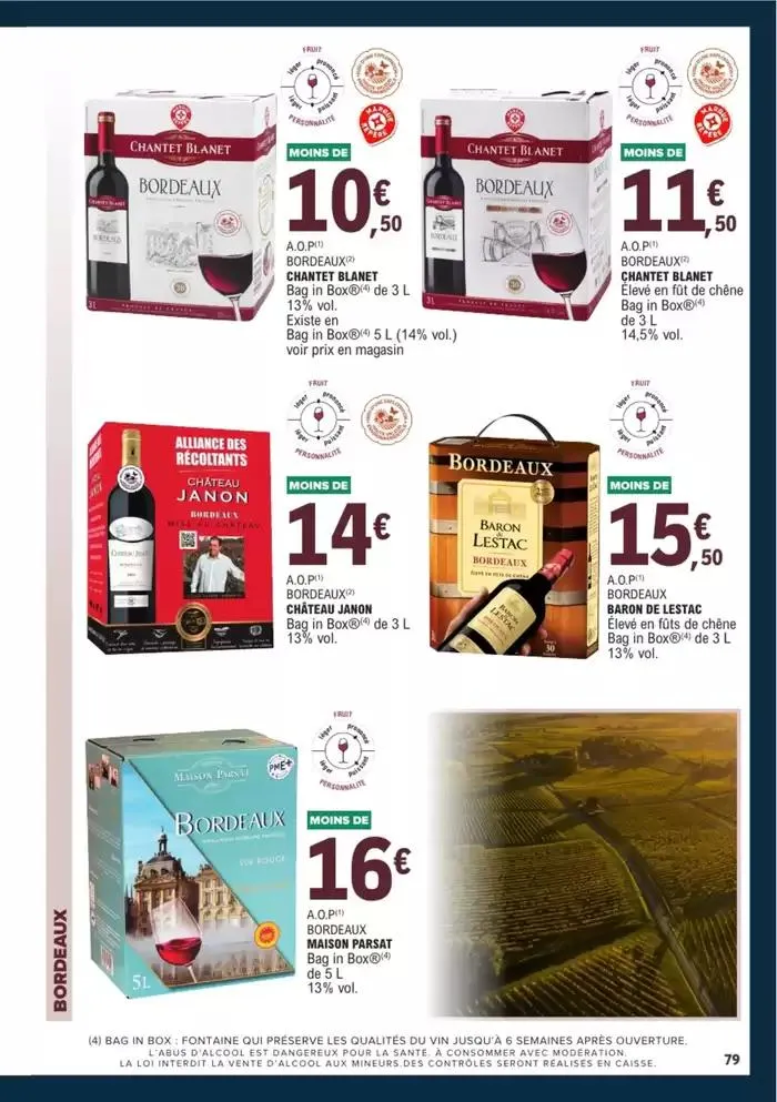 GUIDES DES VINS 2024/2025 du 1 avril au 31 décembre 2025 - Catalogue page 104