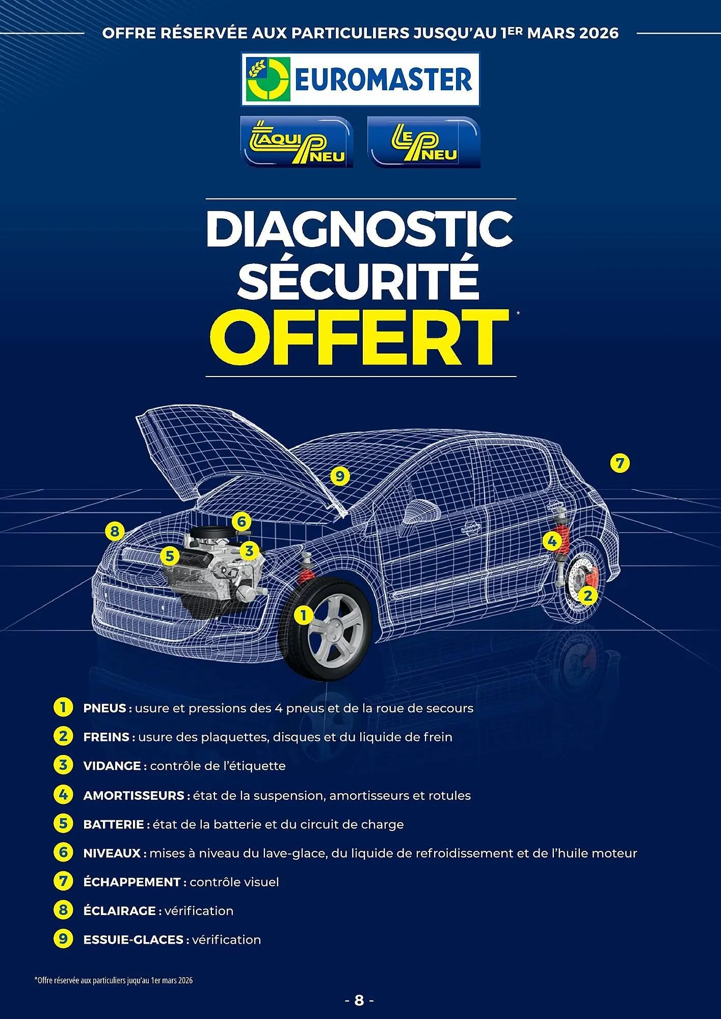 Catalogue Euromaster du 9 février au 22 février 2026 - Catalogue page 8
