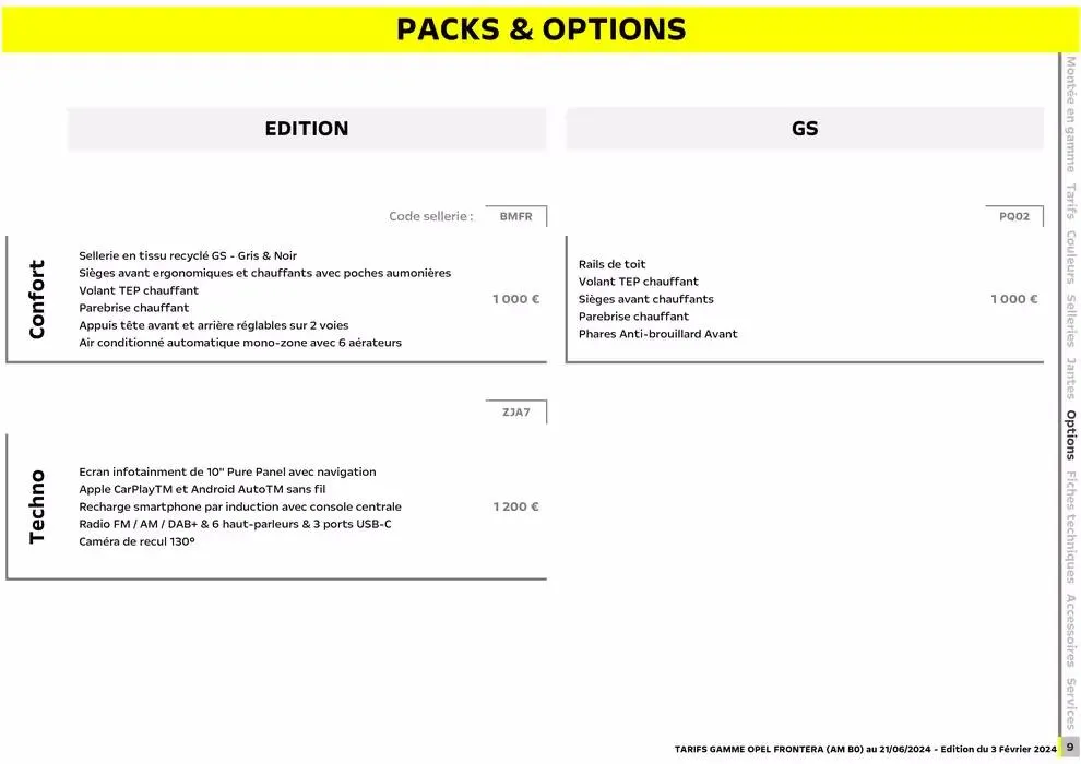 Opel Nouveau Frontera du 5 février au 5 février 2026 - Catalogue page 10