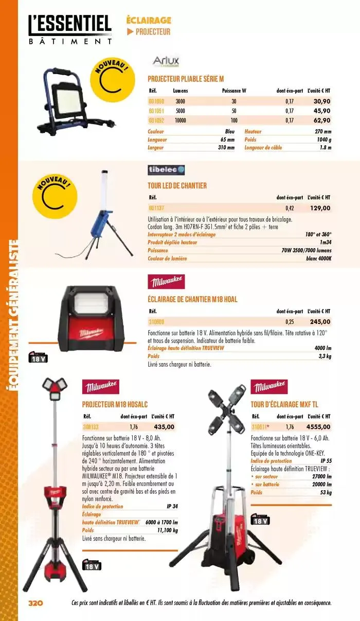Essentiel Batiment 2025 du 3 janvier au 31 décembre 2025 - Catalogue page 322