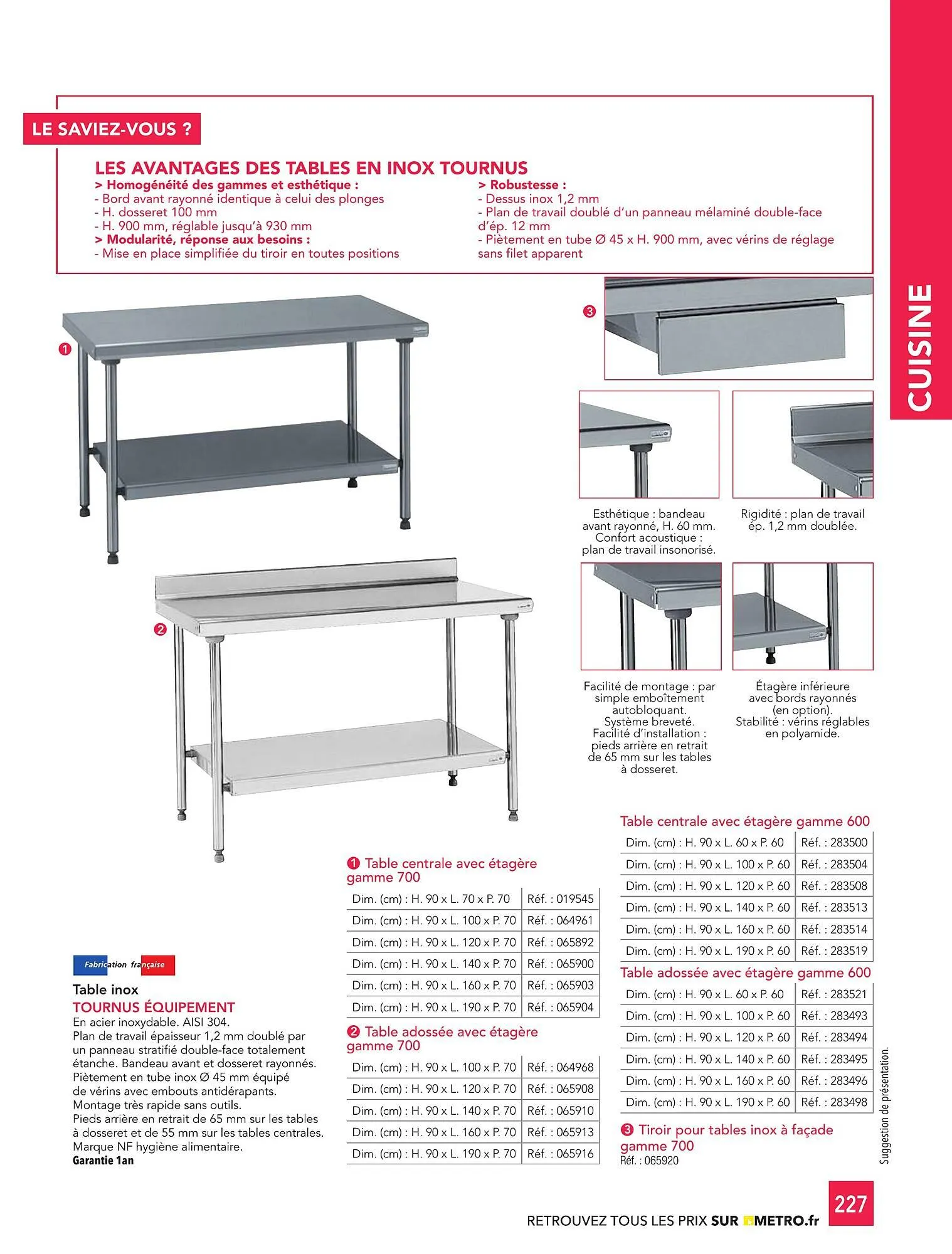 Catalogue METRO du 1 janvier au 31 décembre 2026 - Catalogue page 227