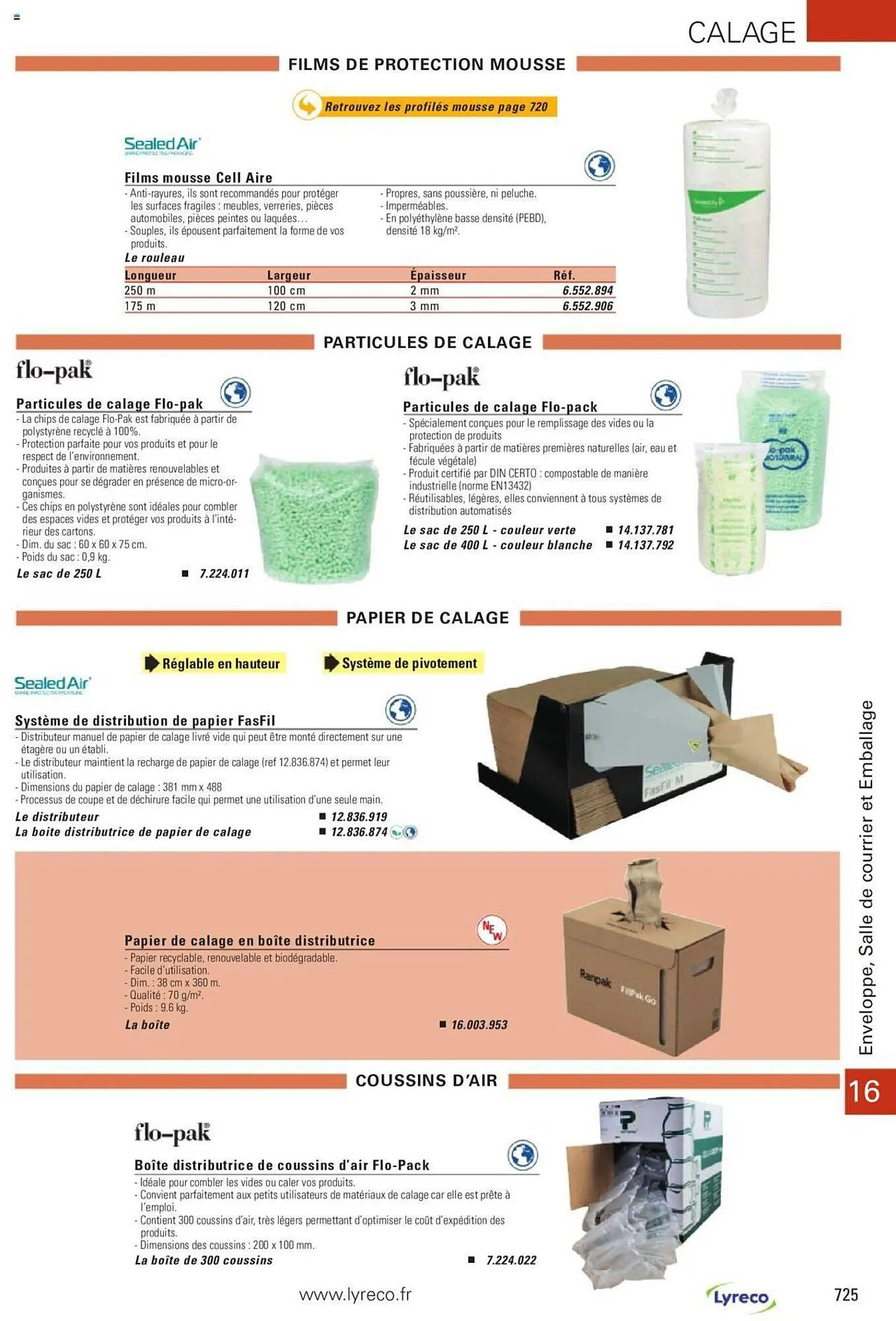 Catalogue Lyreco du 15 mai au 31 décembre 2023 - Catalogue page 725