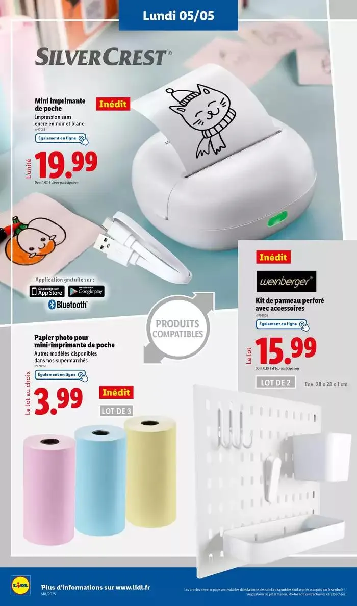 Découvrez des équipements pour vos sorties en plein air et pour embêllir votre jardin ! du 5 mai au 8 mai 2025 - Catalogue page 12