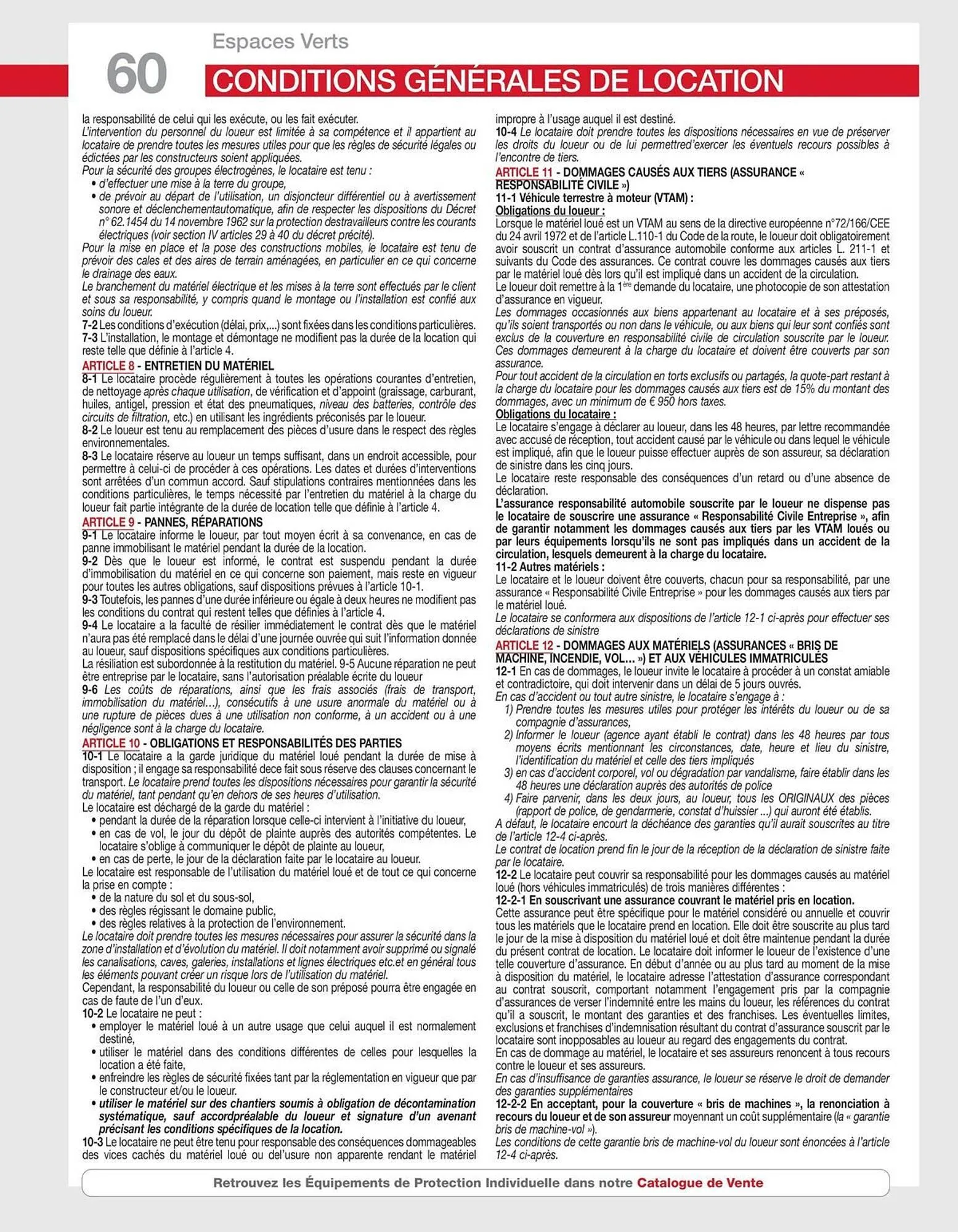 Catalogue Loxam du 17 avril au 31 décembre 2026 - Catalogue page 60