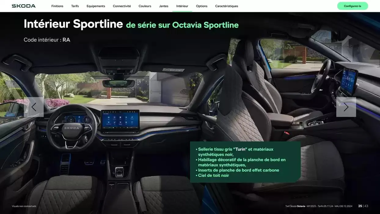 Octavia Berline Selection 1.5 TSI 116ch Hybrid DSG7 du 9 janvier au 9 janvier 2026 - Catalogue page 25