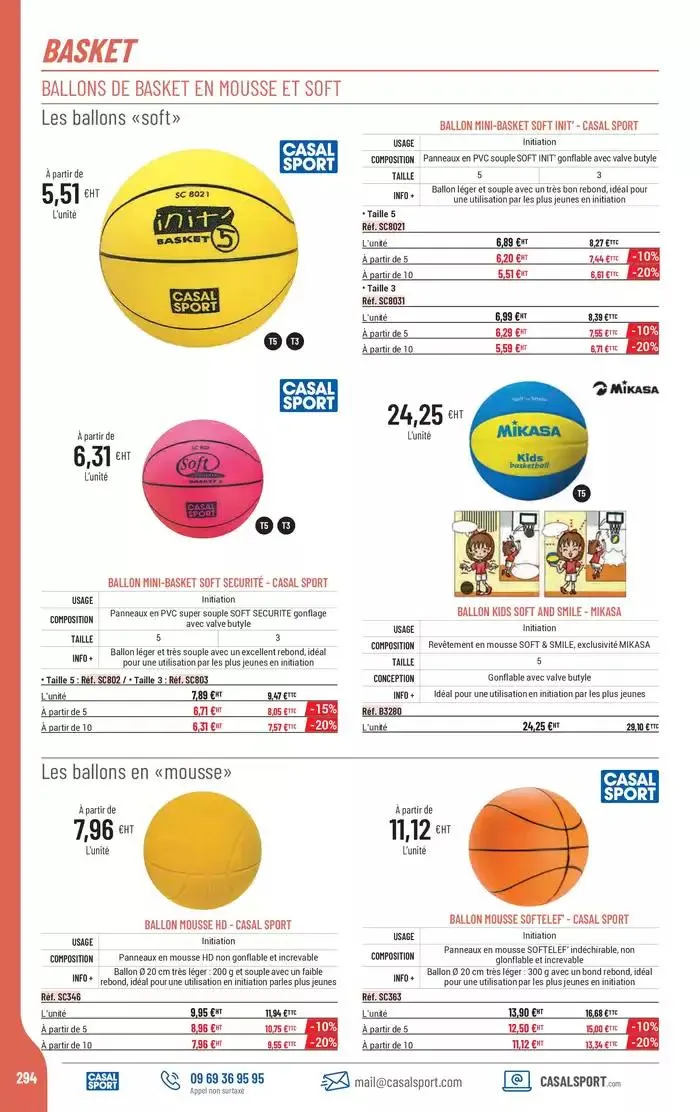 ÉQUIPEMENT SPORTIF du 6 mars au 31 décembre 2025 - Catalogue page 266