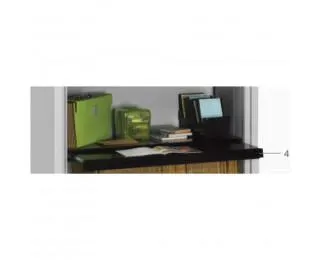 Tablette de consultation pour armoire L100 cm - Metal/noir