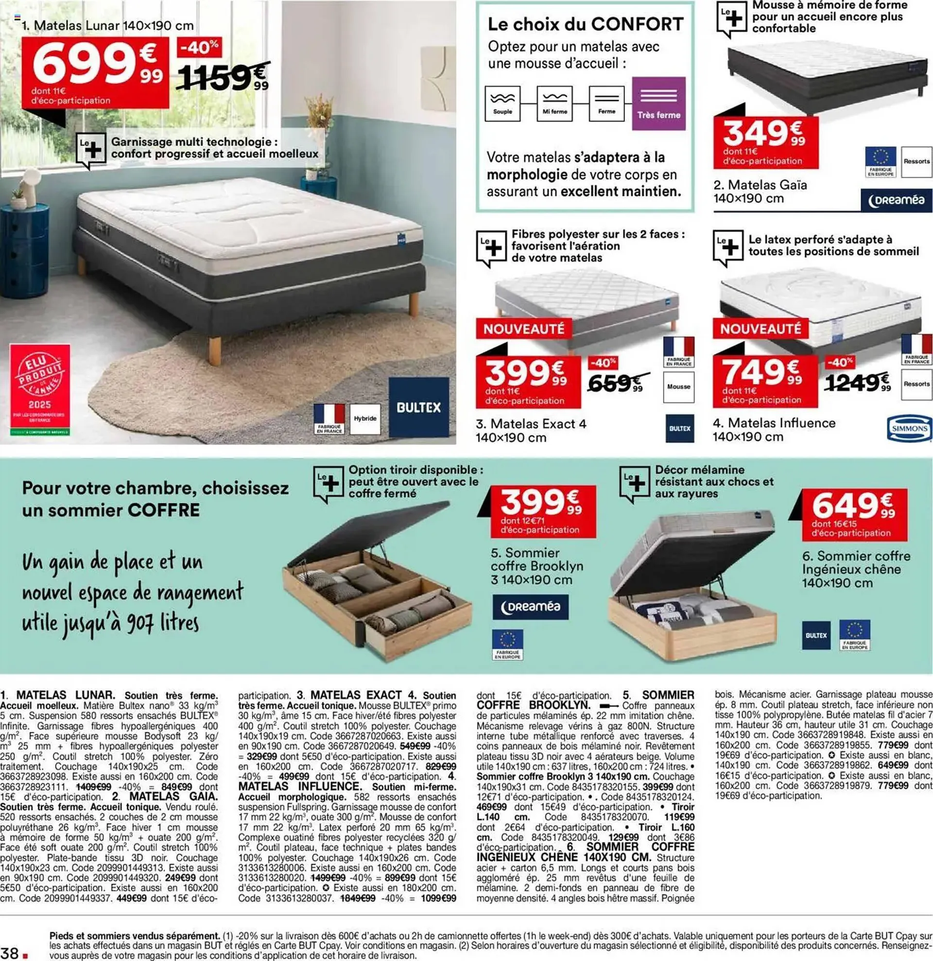 Catalogue BUT du 27 mai au 23 juin 2025 - Catalogue page 38