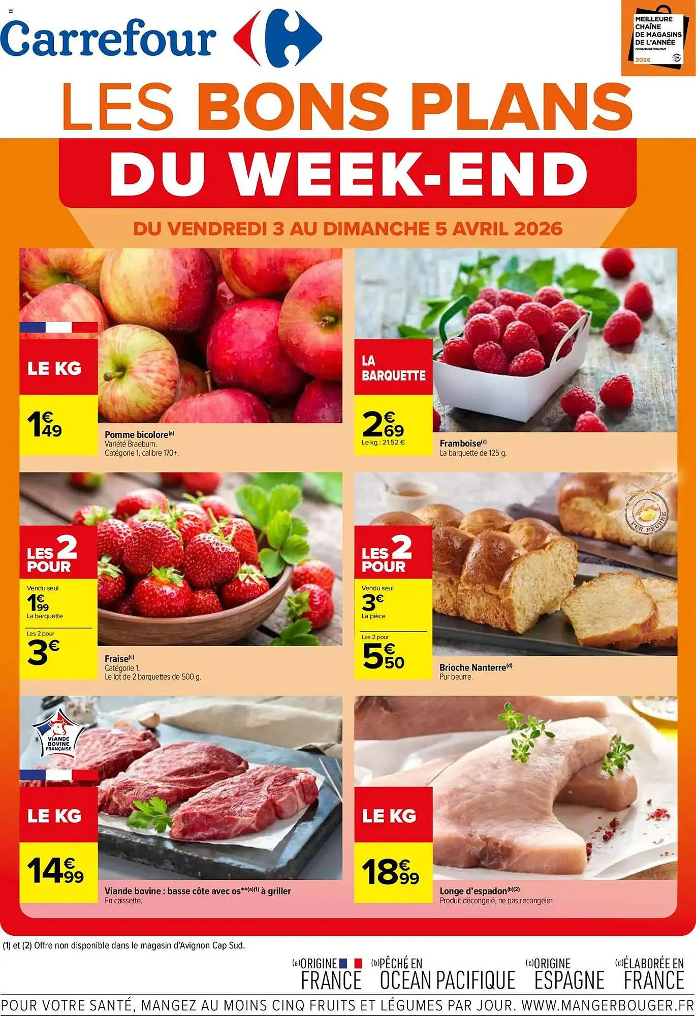 Catalogue Carrefour du 3 avril au 5 avril 2026 - Catalogue page 1