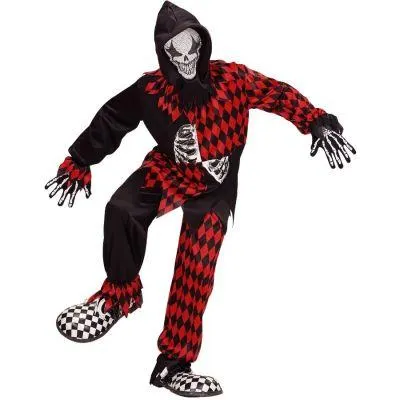 Déguisement Garçon - Bouffon Diabolique - Taille au Choix