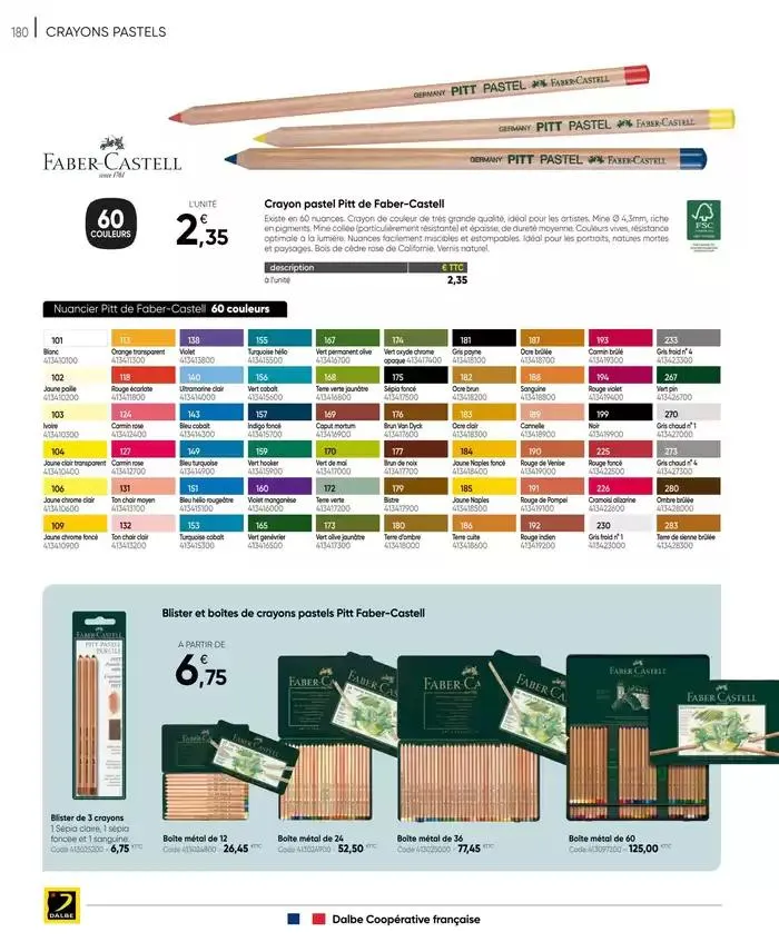 CATALOGUE DALBE 2025 du 27 janvier au 31 décembre 2025 - Catalogue page 182