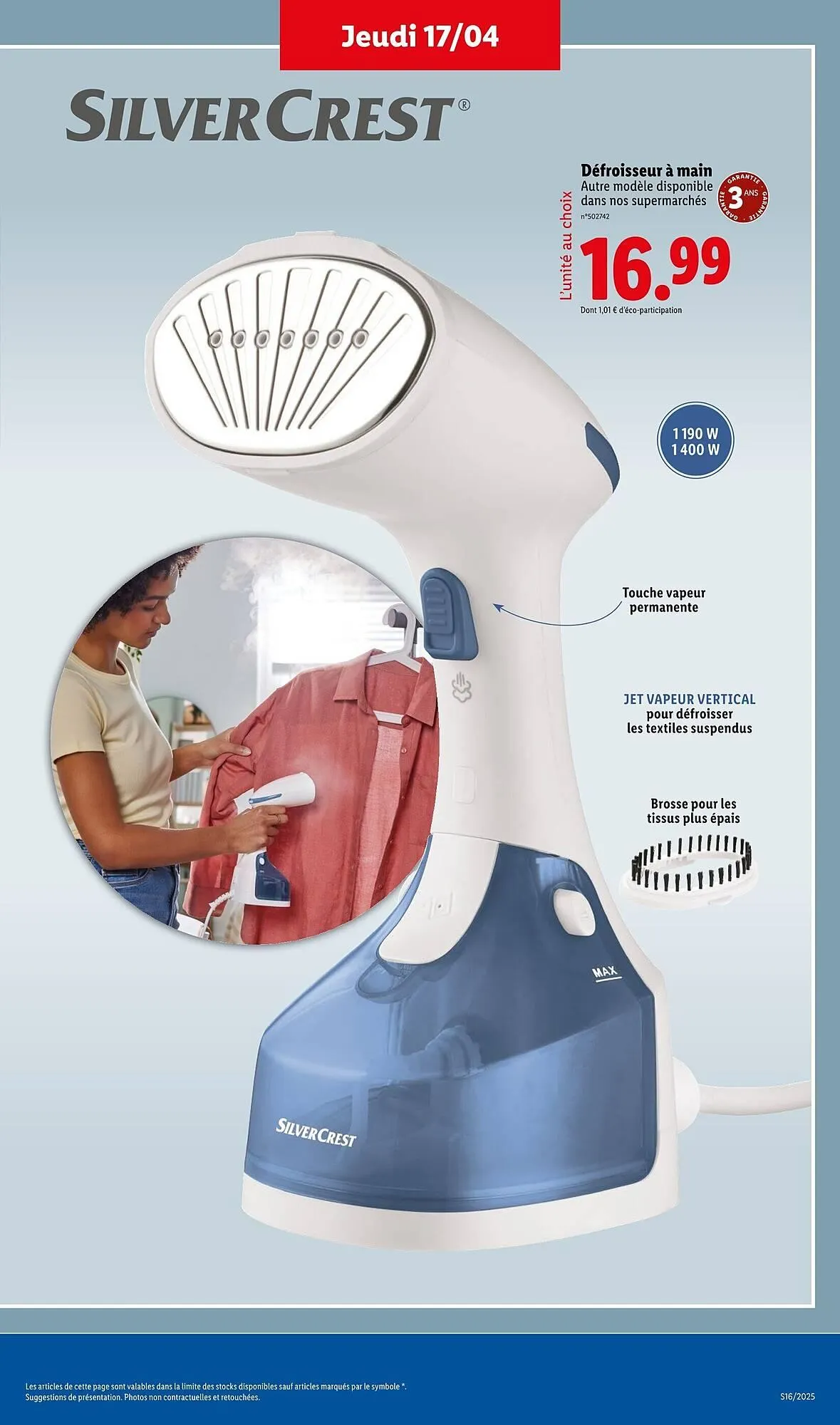 Catalogue Lidl du 17 avril au 21 avril 2025 - Catalogue page 9