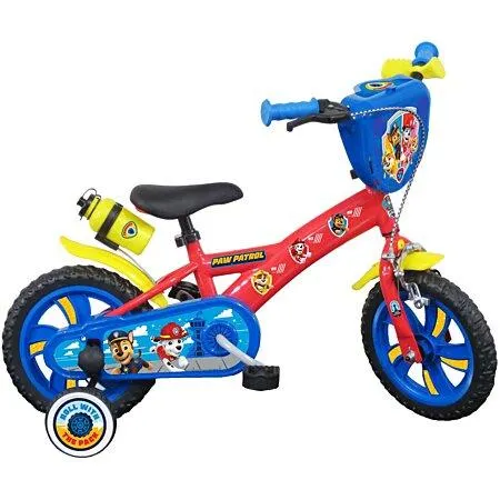 Vélo 12" Garçon Licence "Pat Patrouille" pour enfant de 2 à 4 ans avec stabilisateurs à molettes - 1 frei