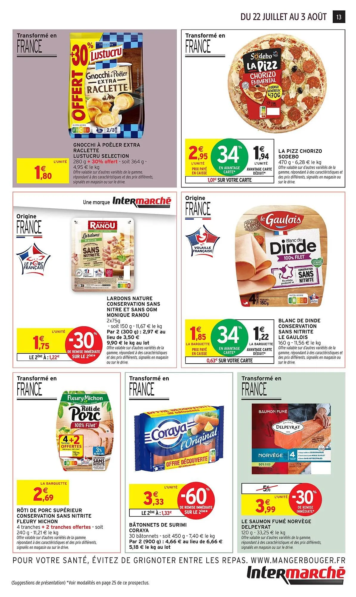 Catalogue Intermarché du 22 juillet au 3 août 2025 - Catalogue page 13