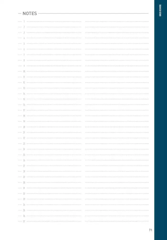 Matériaux 2025 du 1 janvier au 31 décembre 2025 - Catalogue page 71