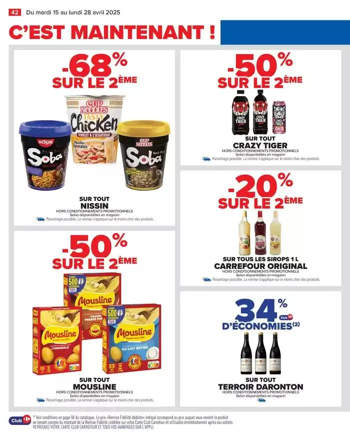 CRÊPES PARTY du 15 avril au 28 avril 2025 - Catalogue page 44