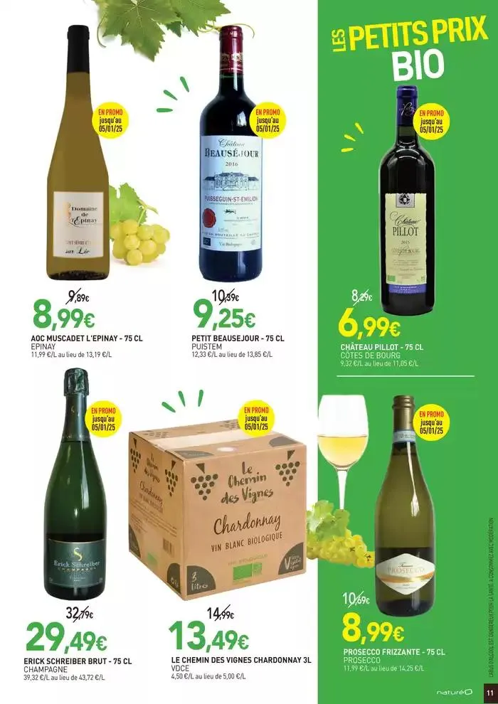 LES PETITS PRIX BIO du 13 novembre au 8 décembre 2024 - Catalogue page 11