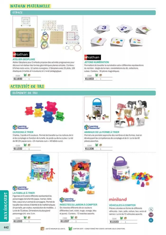 Nos Catalogues Thématiques du 1 janvier au 31 décembre 2025 - Catalogue page 444