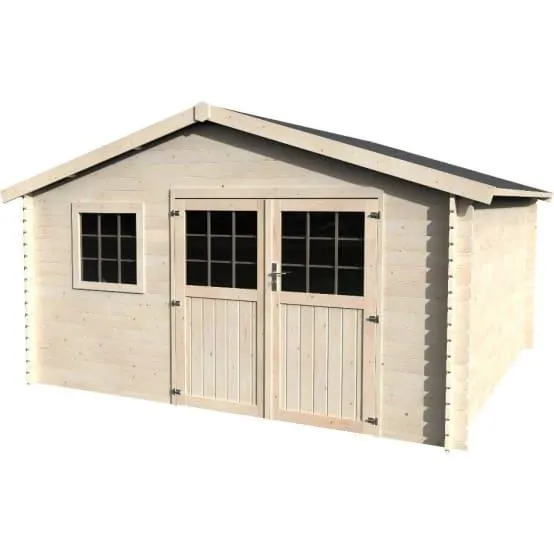 Décor & Jardin - Abri de Jardin bois Floran 15 M2 Ep.28 mm