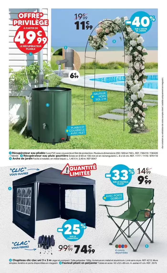 J´AMÉNAGE MON EXTÉRIEUR du 21 avril au 11 mai 2025 - Catalogue page 2