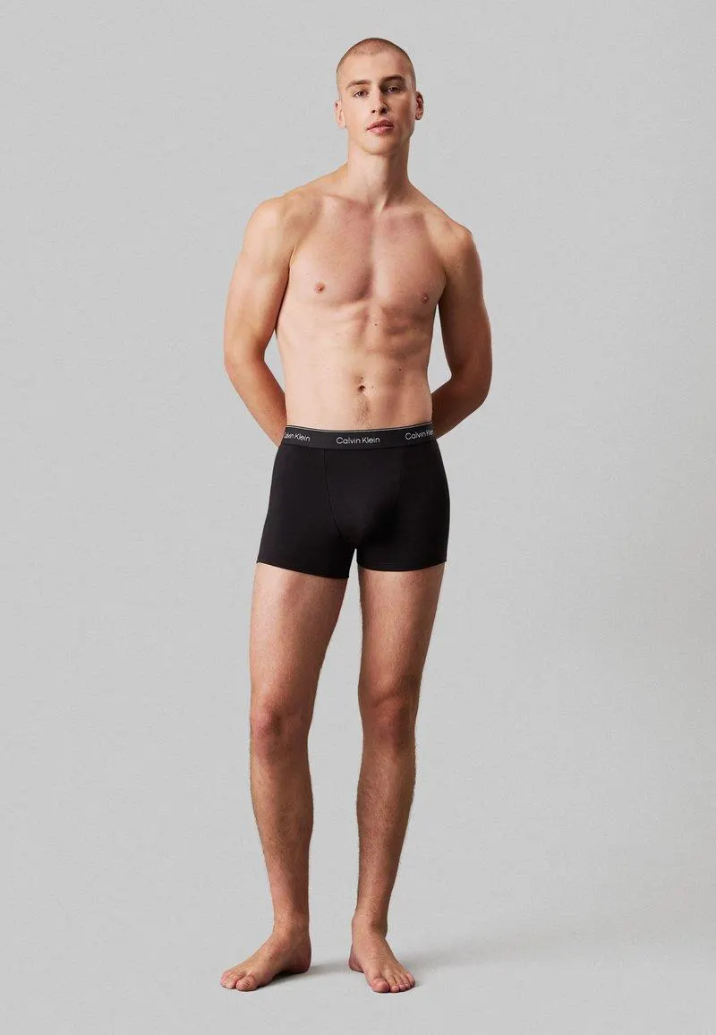 RELAXED FIT TRUNK 3 PACK ICON COTTON STRETCH - Shorty - black