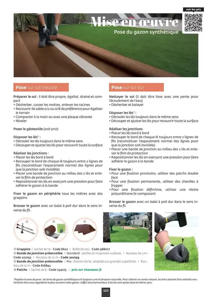 Aménagez votre extérieur SAISON 2025 du 1 janvier au 31 décembre 2025 - Catalogue page 125