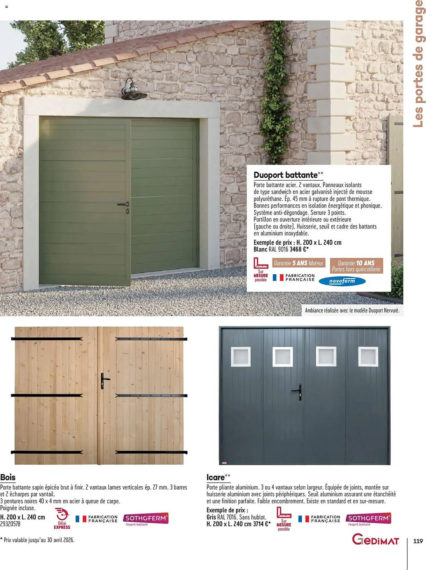 Catalogue Gedimat du 14 avril au 30 avril 2026 - Catalogue page 119