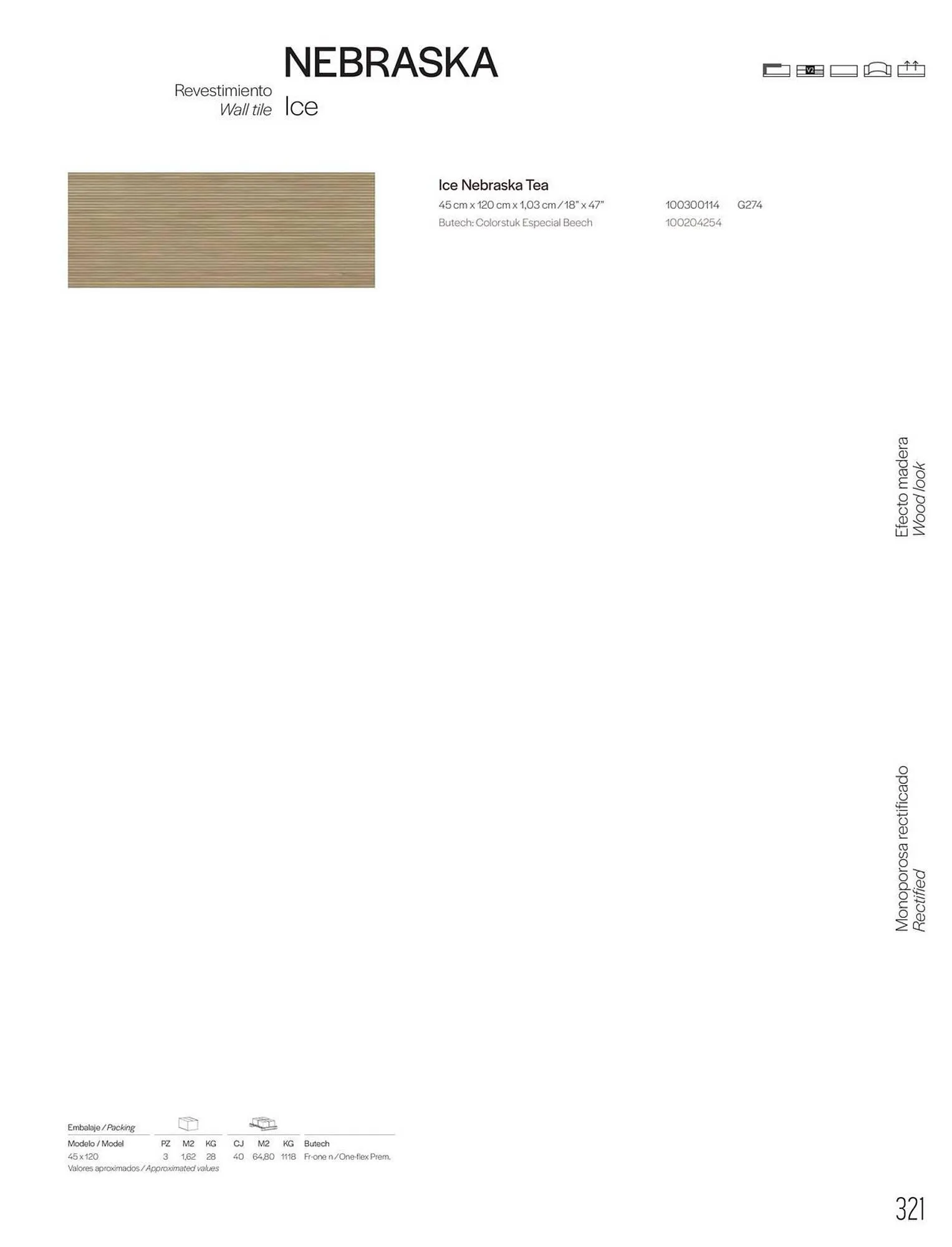 Catalogue Porcelanosa du 27 janvier au 31 décembre 2025 - Catalogue page 323