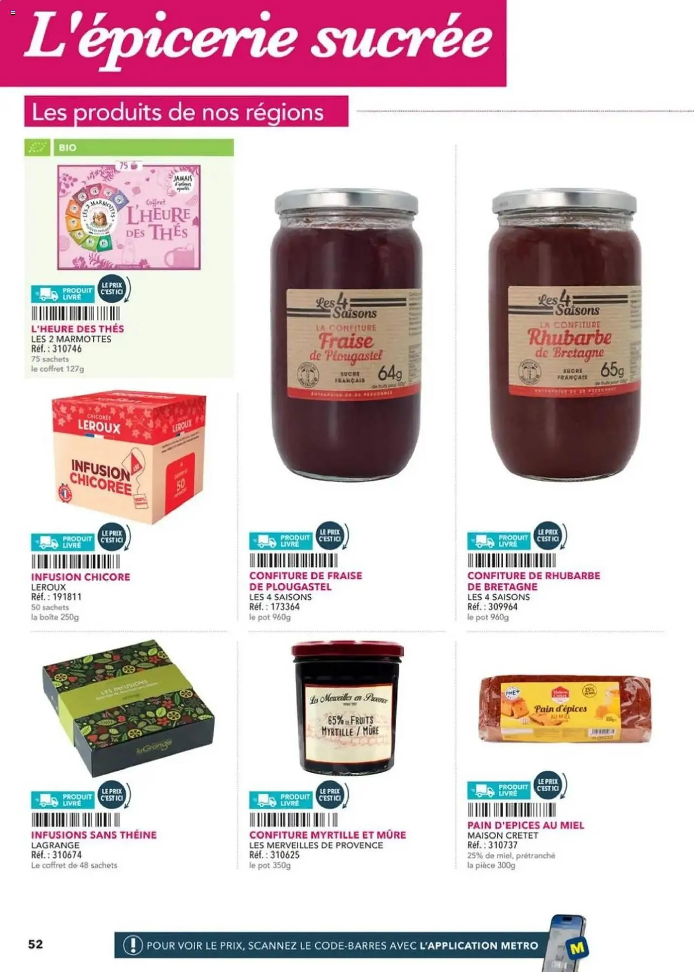 Catalogue METRO du 2 octobre au 31 décembre 2025 - Catalogue page 52