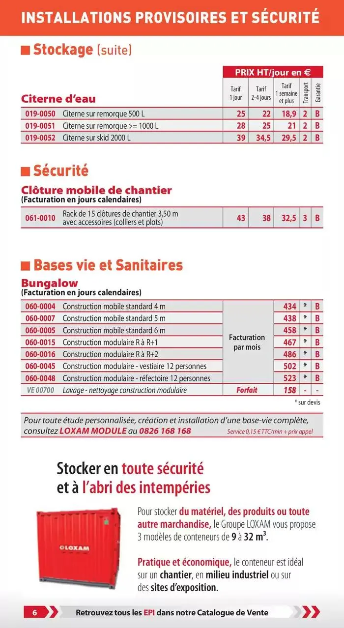Tarifs professionnels du 3 janvier au 31 décembre 2025 - Catalogue page 8