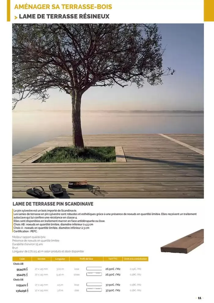 Aménagements Extérieurs 2025 du 26 mars au 31 décembre 2025 - Catalogue page 11