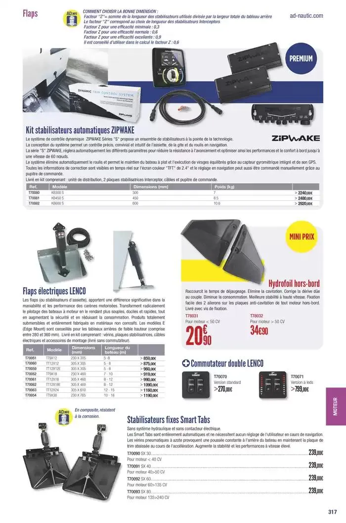 Catalogue Accastillage Diffusion 2025 du 1 janvier au 31 décembre 2025 - Catalogue page 319