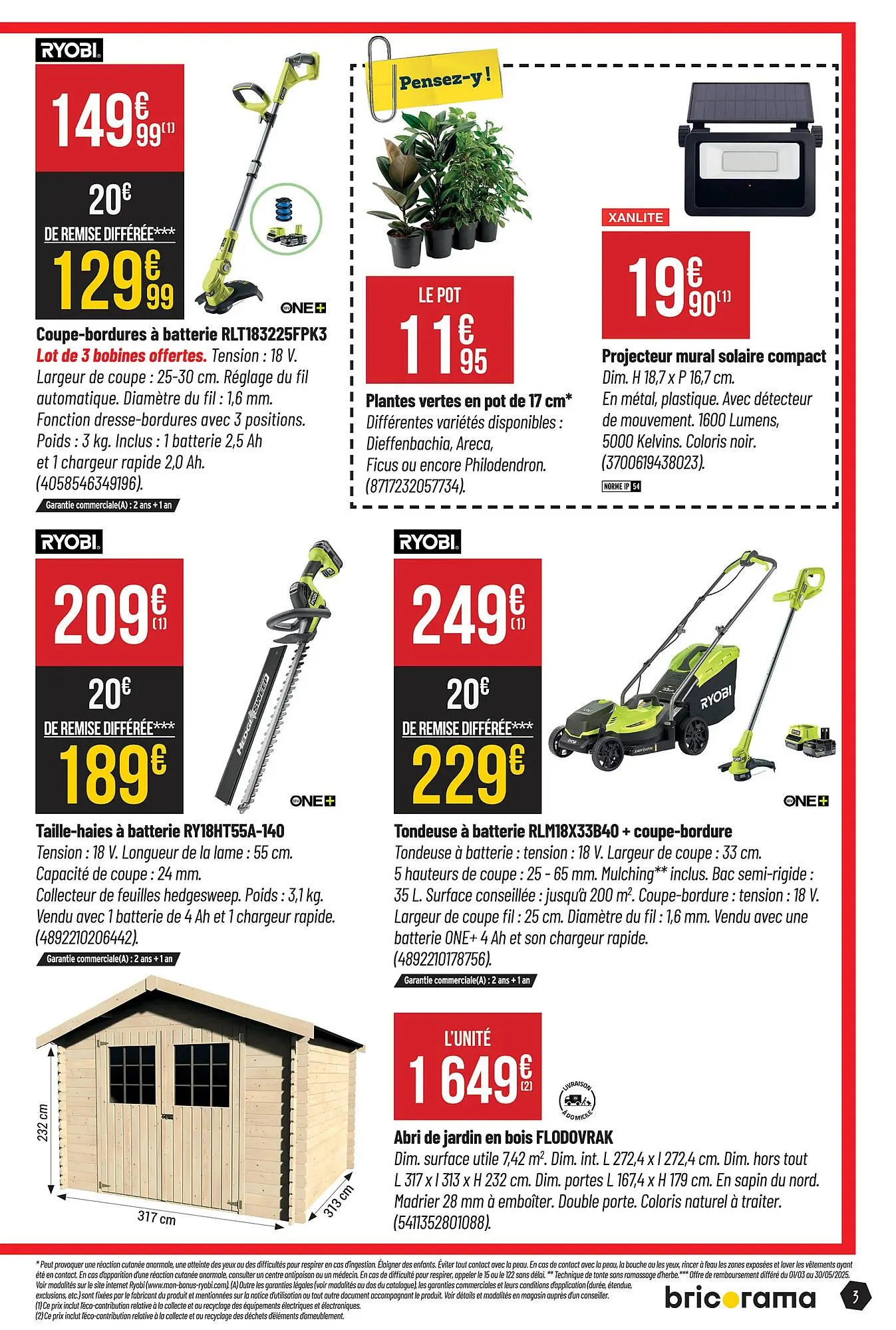 Catalogue Bricorama du 19 mars au 30 mars 2025 - Catalogue page 3