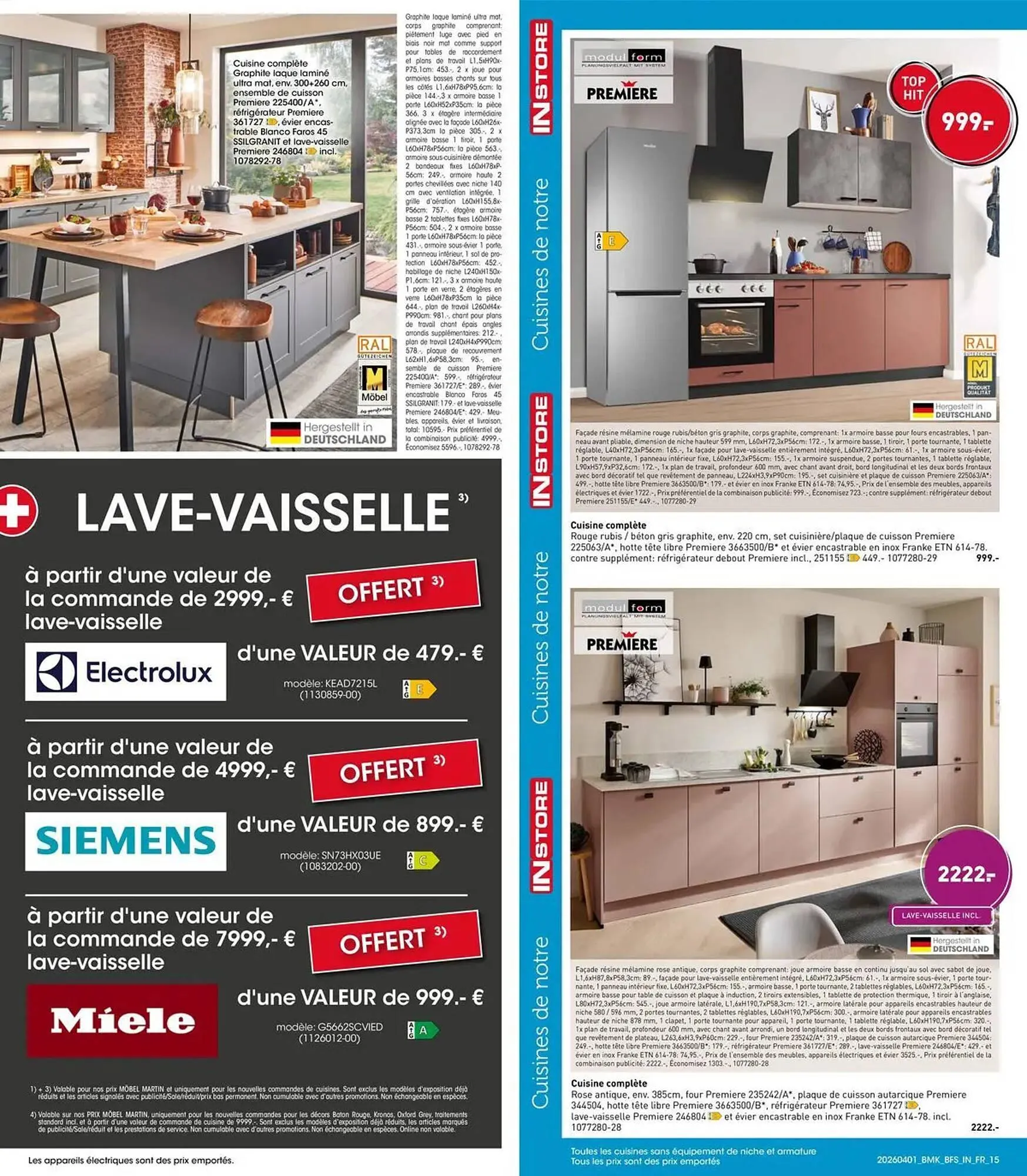 Catalogue Möbel Martin du 1 avril au 30 avril 2026 - Catalogue page 15