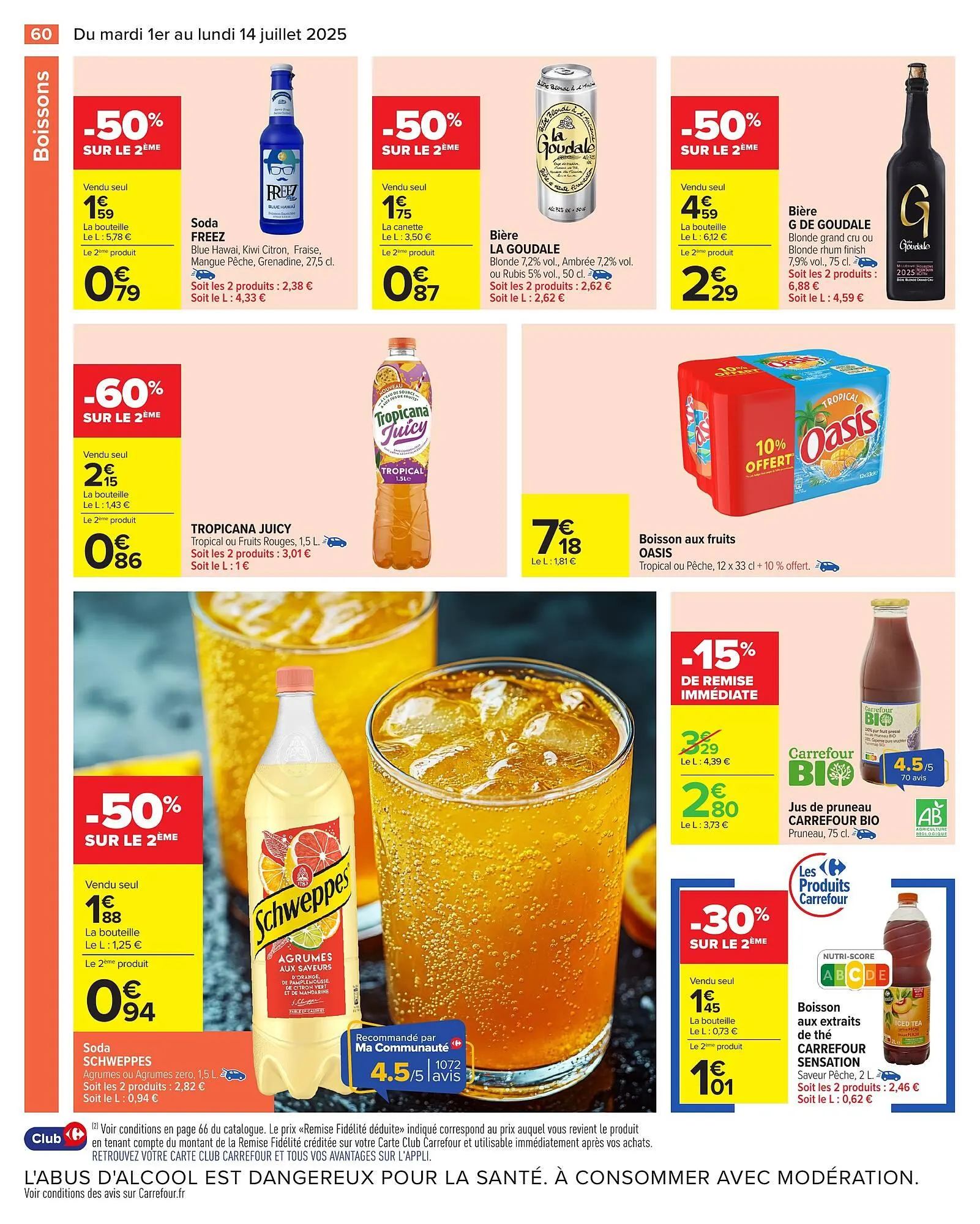 Catalogue Carrefour du 1 juillet au 14 juillet 2025 - Catalogue page 62