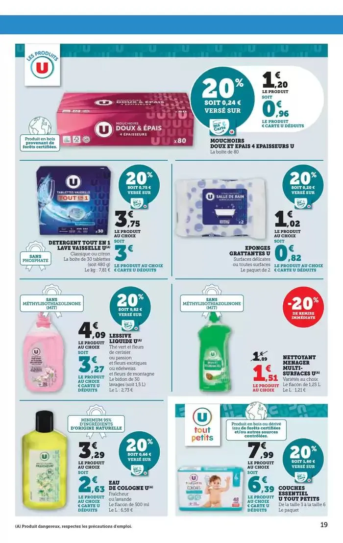 Catalogue Super U du 29 avril au 11 mai 2025 - Catalogue page 19